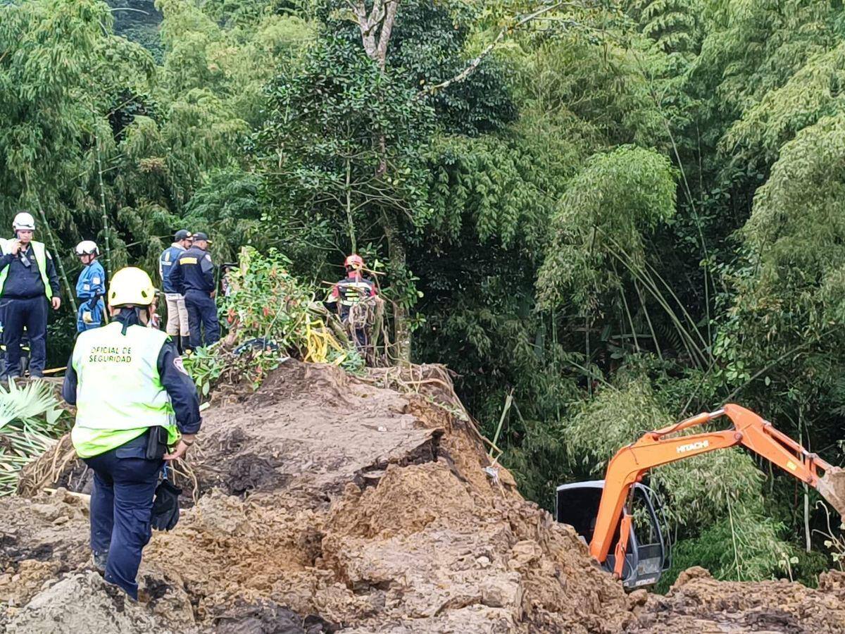 Siguen las labores de búsqueda en Villamaría, Caldas para encontrar a una mujer de 23 años