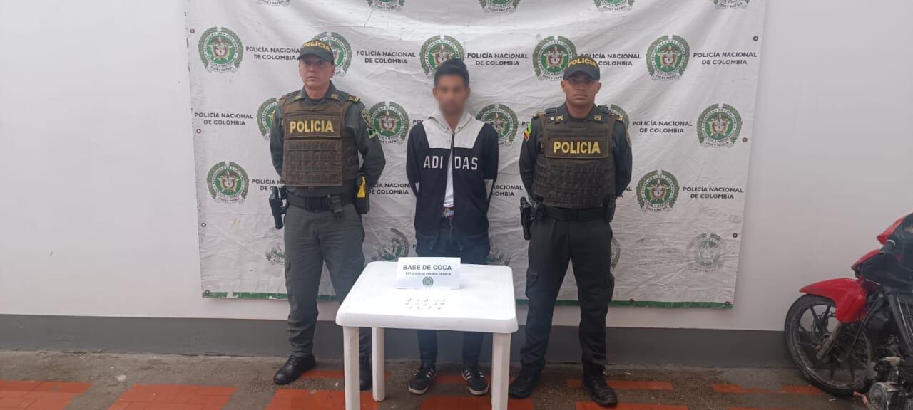 capturaron a "Moralito", expendía dosis de bazuco.