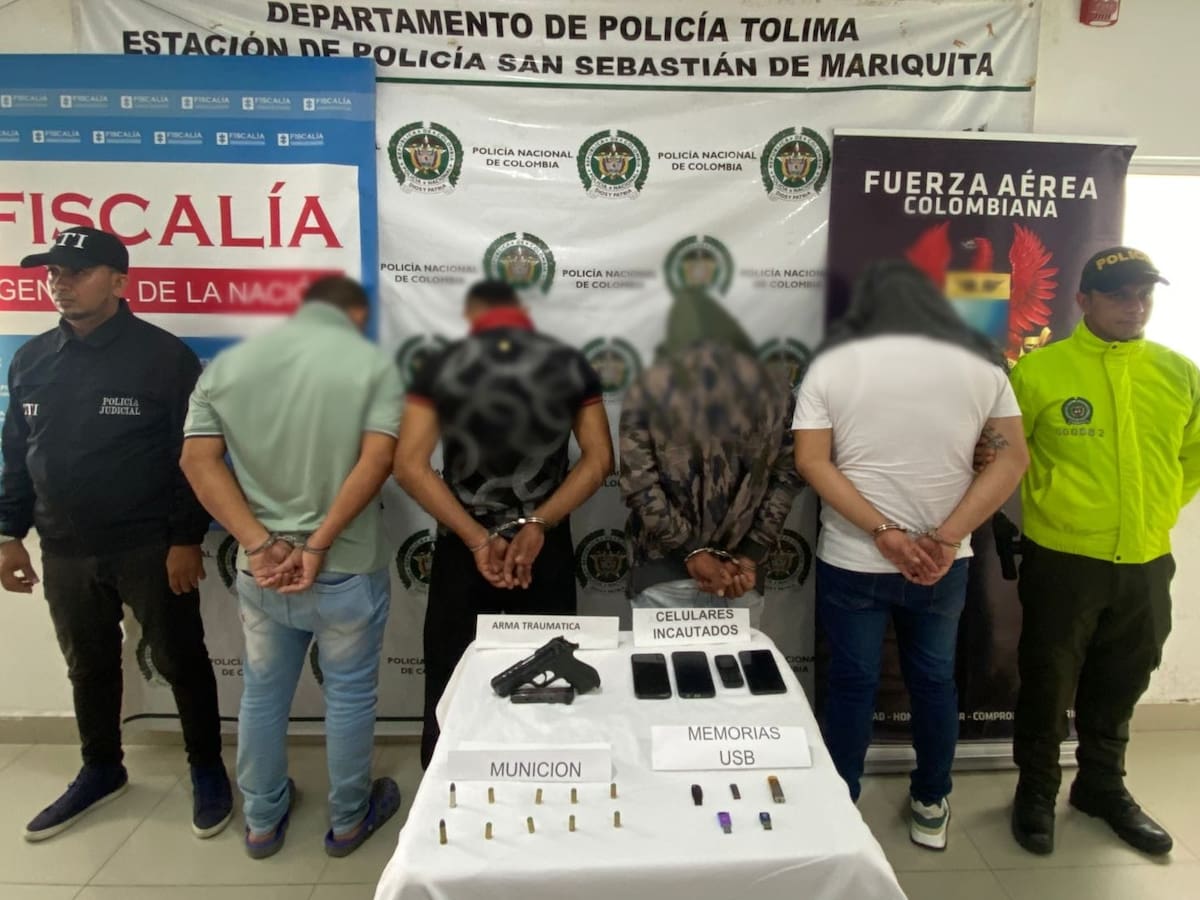 Cayeron ‘Los Locos’ en el norte del Tolima