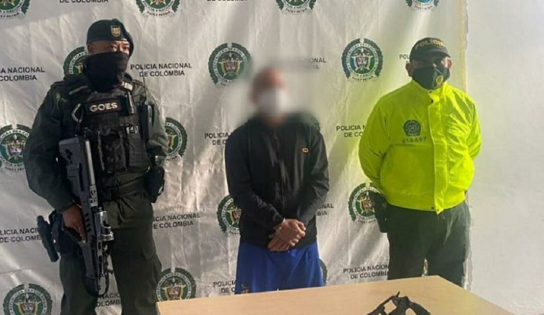 Alias "El Mono", en el momento de su captura, se identifico con una cédula falsa.