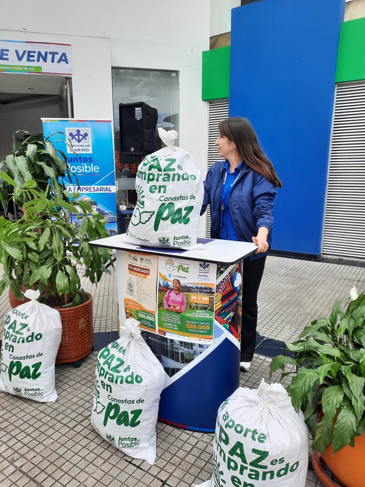 Canastas de paz- Foto: Comfamiliar de Nariño