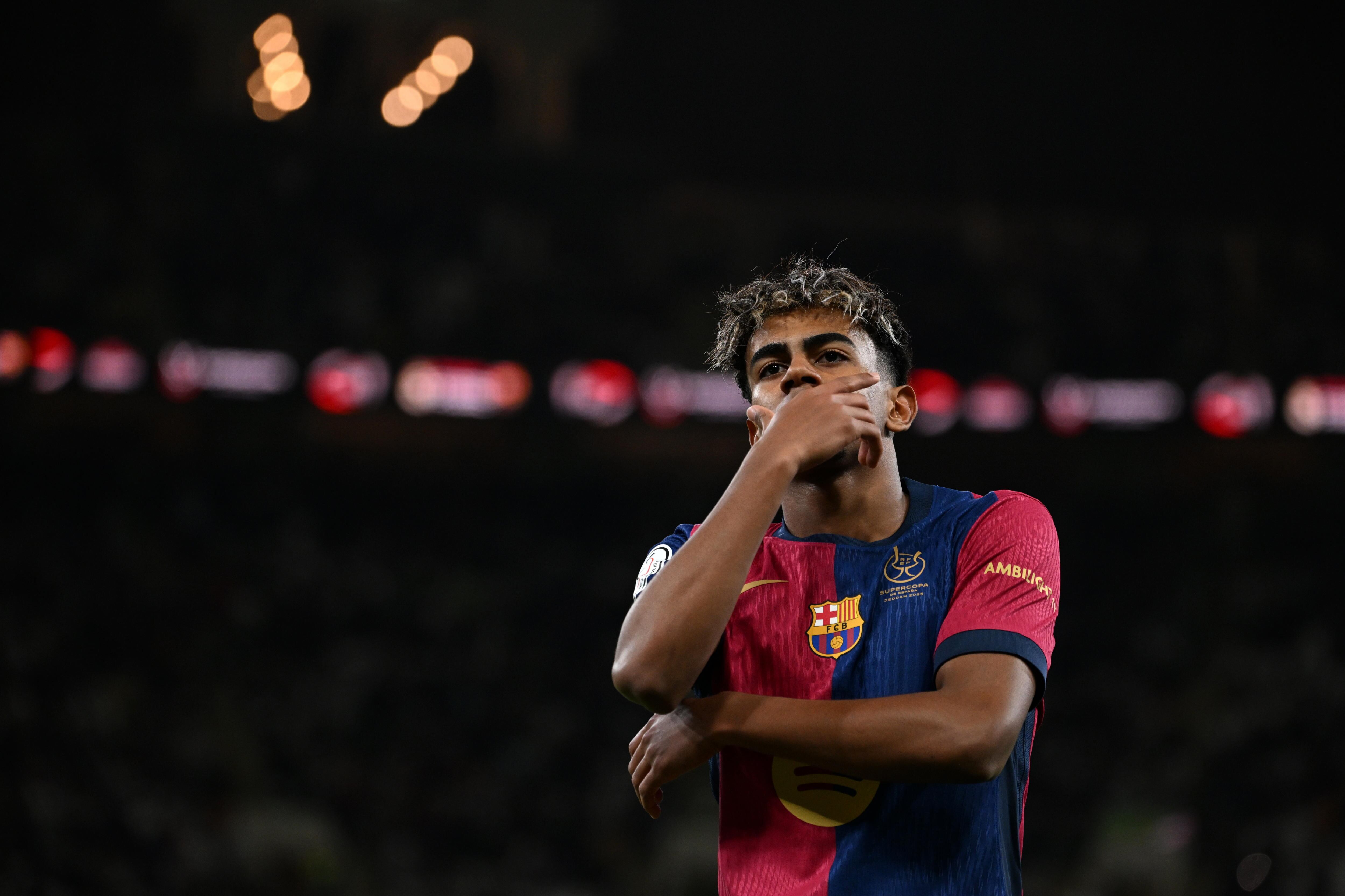 Lamine Yamal, joven estrella del FC Barcelona EFE/EPA/STR