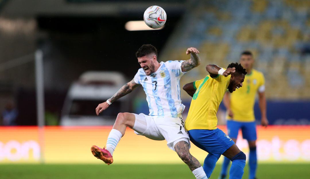 Brasil vs Argentina en la final de la Copa América 2021