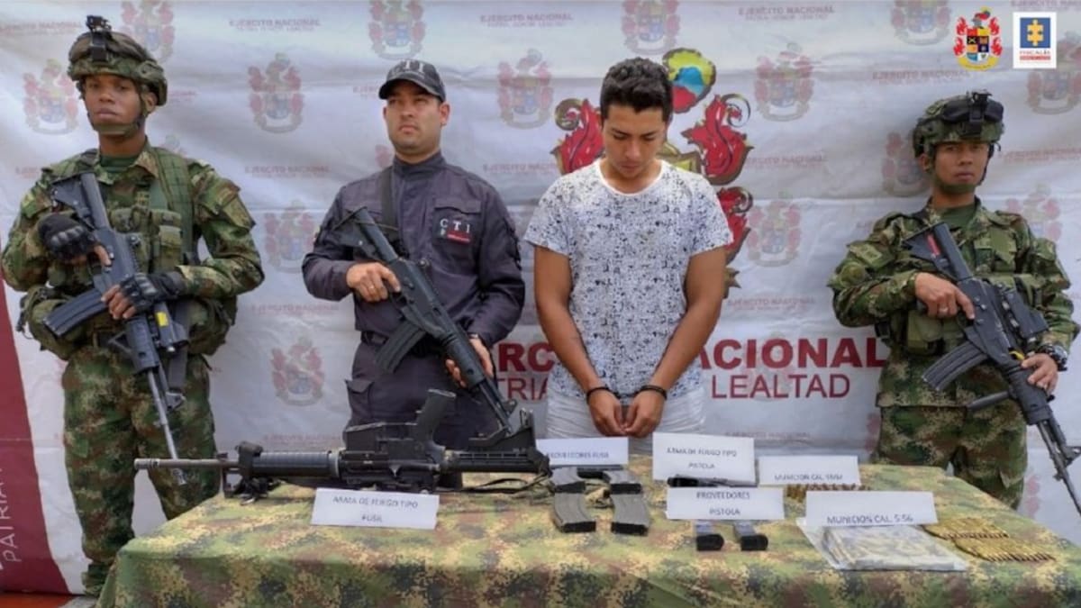 A la cárcel hombre sorprendido con material de las Fuerzas Armadas en Cauca