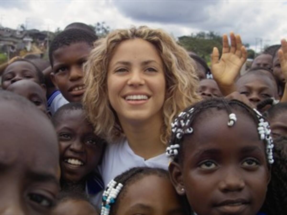 Shakira se convierte en embajadora de 1GOAL, educación para todos