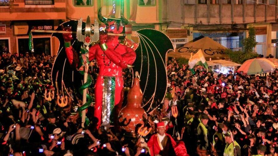 Este fin de semana se cumplió en Riosucio el acto de "Instalación de la República del Carnaval". Foto: Colprensa