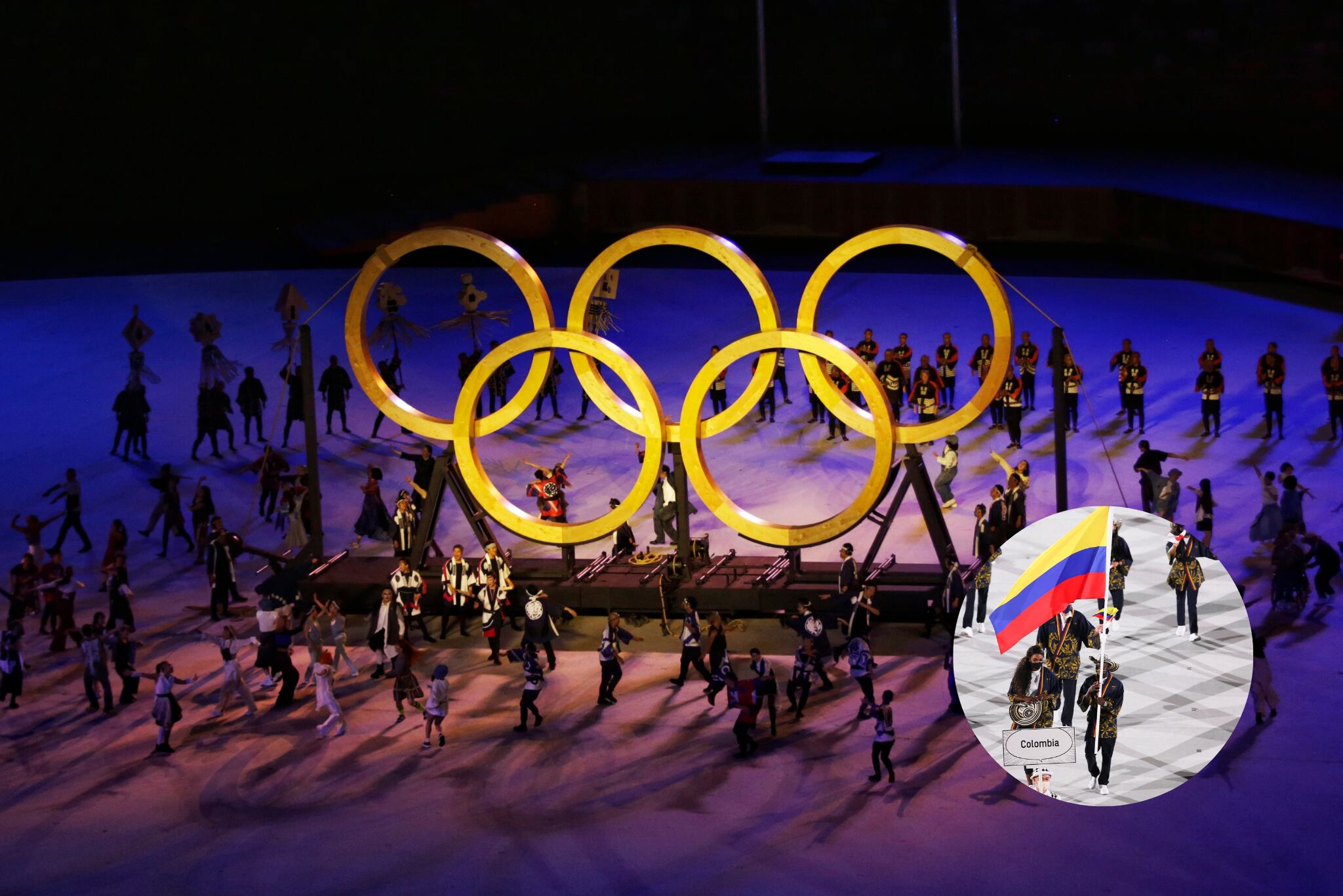 Delegación colombiana en los juegos Olímpicos - Getty Images y Colprensa