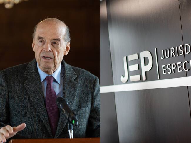 Álvaro Leyva y la JEP | Fotos: Colprensa