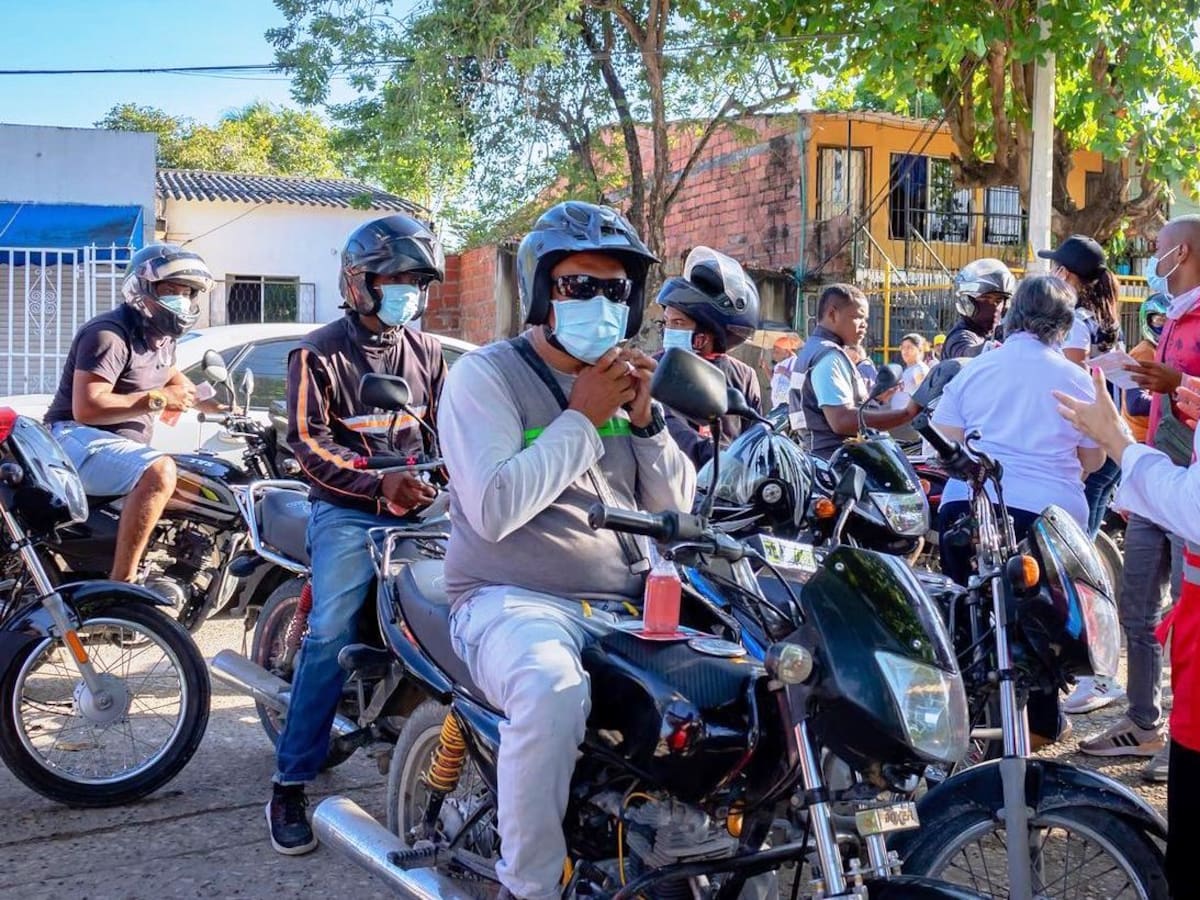 Dadis sensibiliza a mototrabajadores en prevención de enfermedades respiratorias