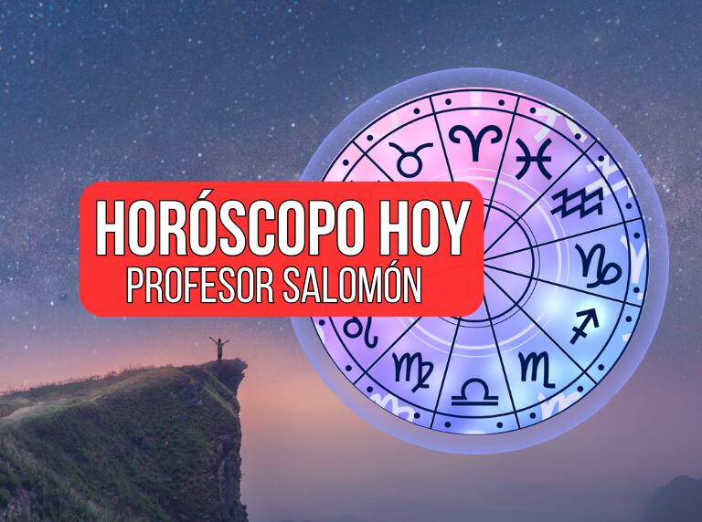 Persona en el borde de una montaña con los brazos abiertos / Horóscopo del Profesor Salomón en julio (Getty Images)