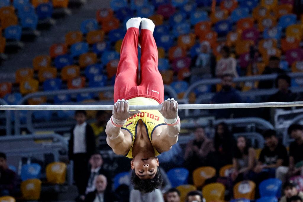 Ángel Barajas, gimnasta colombiano / Getty Images