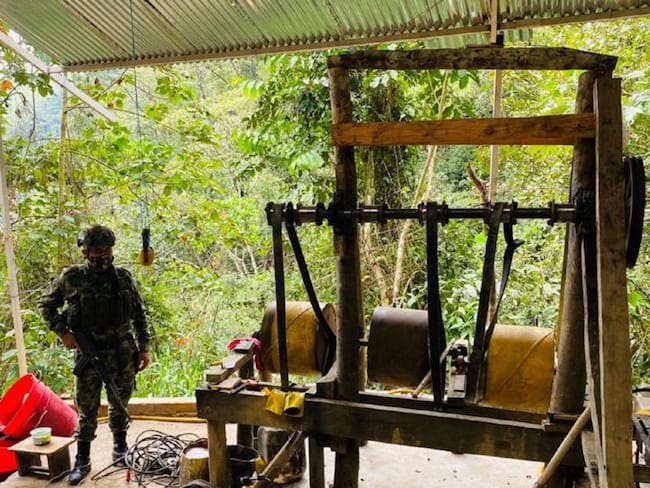 Ofensiva contra la minería ilegal en el norte del Tolima