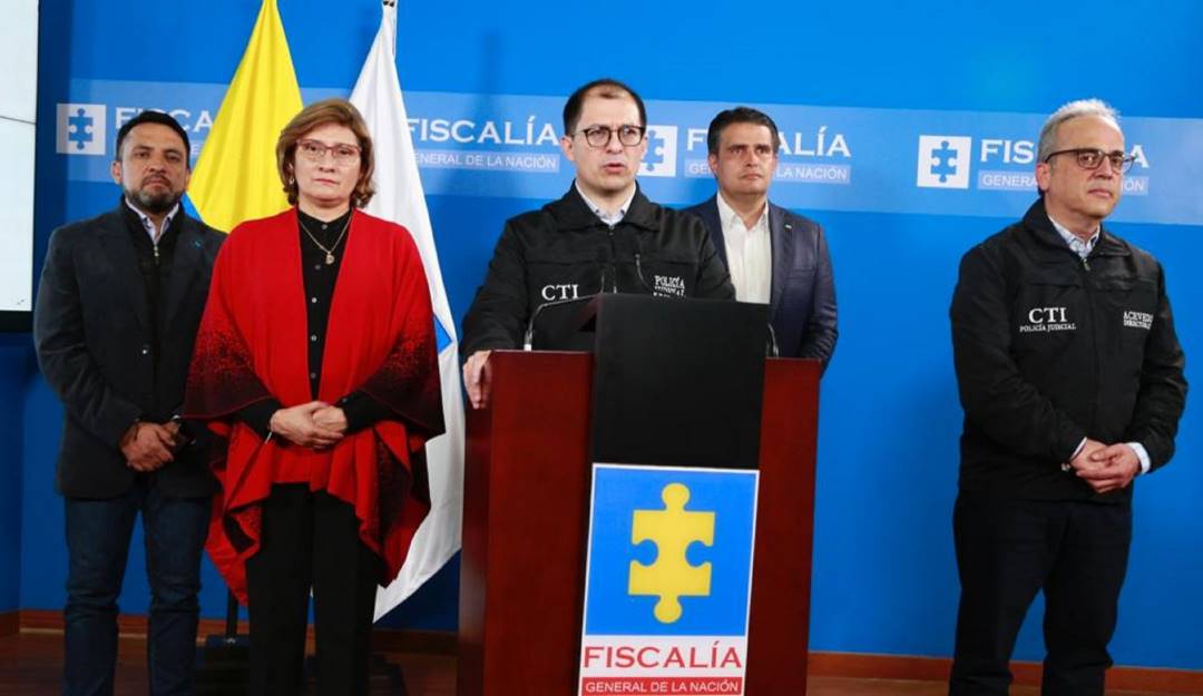 Francisco Barbosa, Fiscal General de la Nación y parte de su equipo de fiscales FOTO FISCALÍA