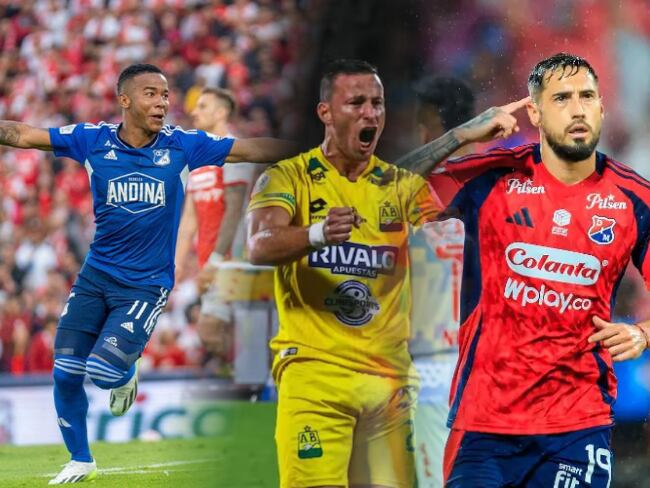 Tabla de goleadores de la Liga Colombiana 2025 tras finalizar el todos contra todos // Caracol Radio