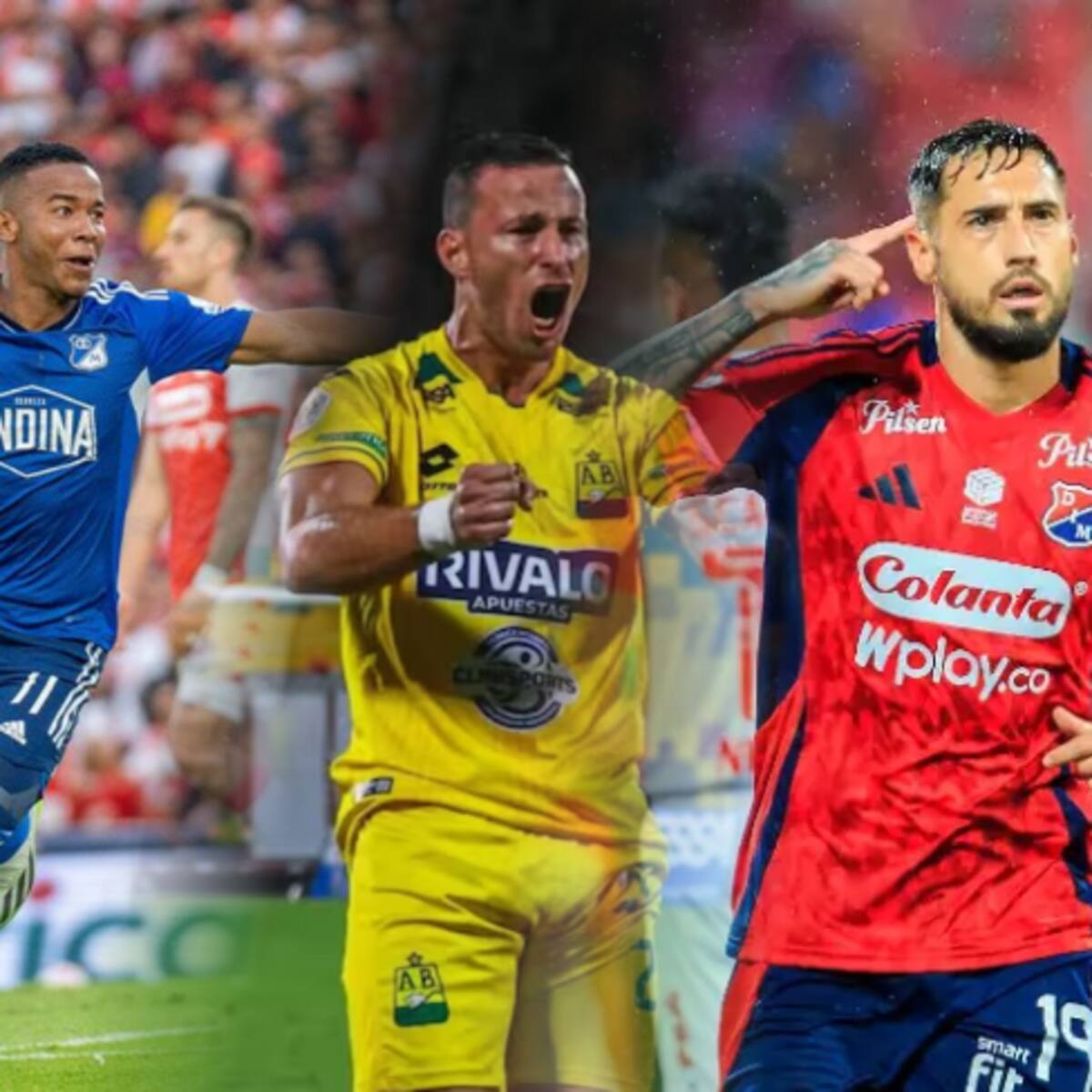 Tabla de goleadores de la Liga Colombiana 2025 tras finalizar el todos contra todos