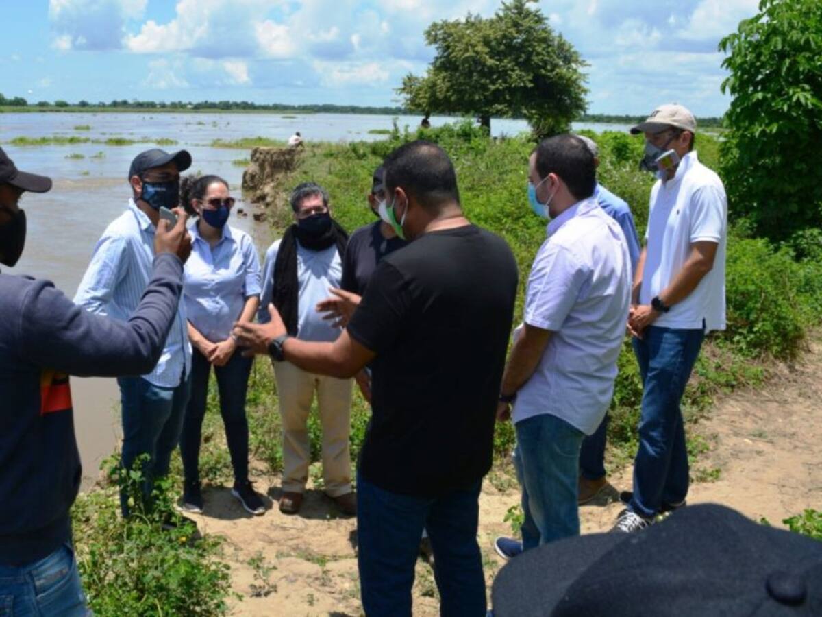 Inicia fase de estudio y diseños del muro de contención en Magangué