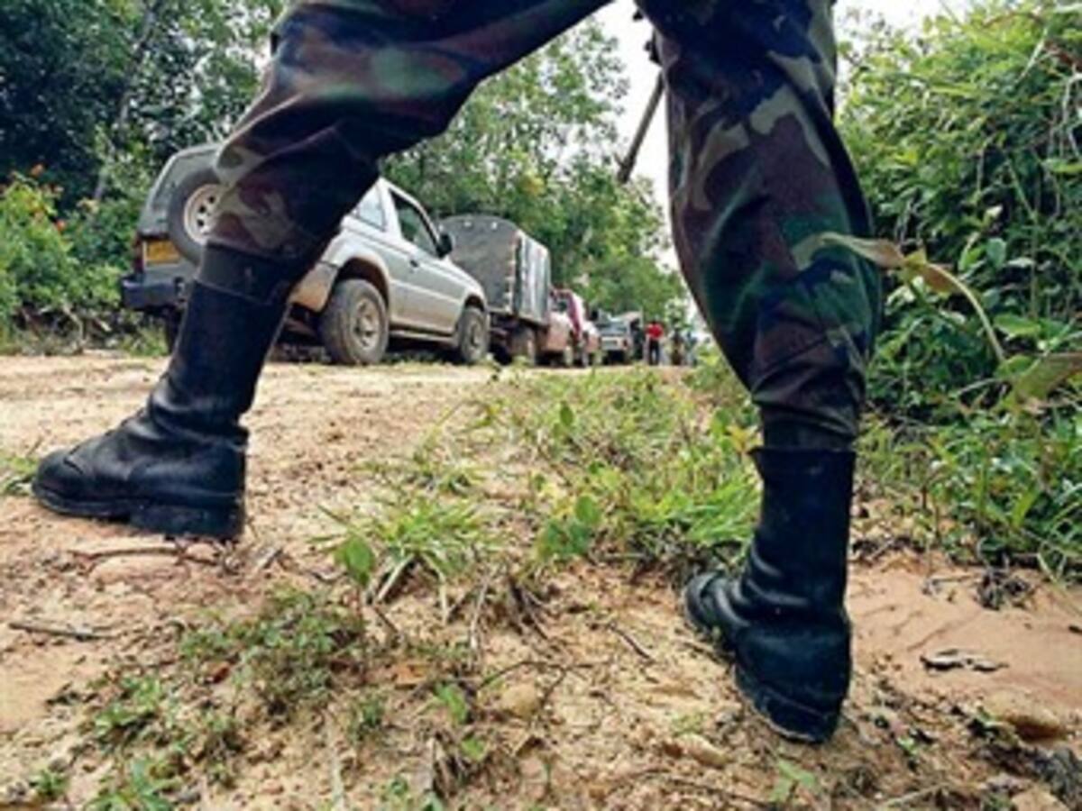 Tres presuntos guerrilleros muertos en combates en Nariño