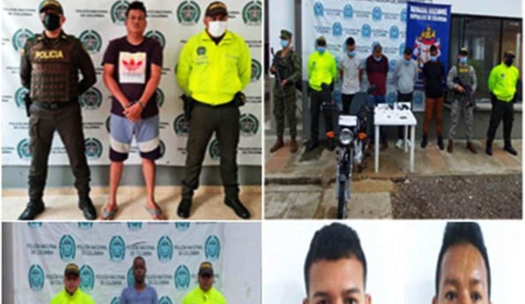 Dentro de los capturados hay tres cabecillas, dos de ellos tenían circular azul de la Interpol