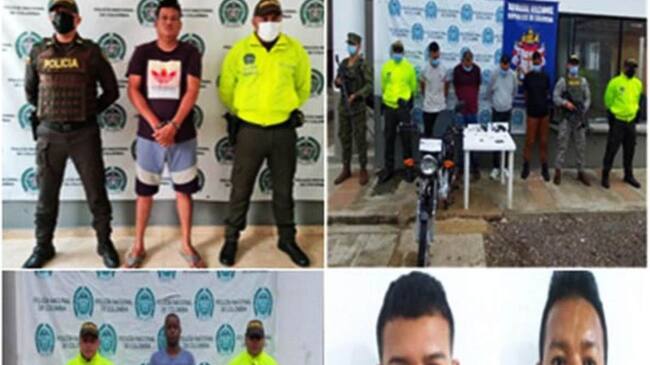 Dentro de los capturados hay tres cabecillas, dos de ellos tenían circular azul de la Interpol