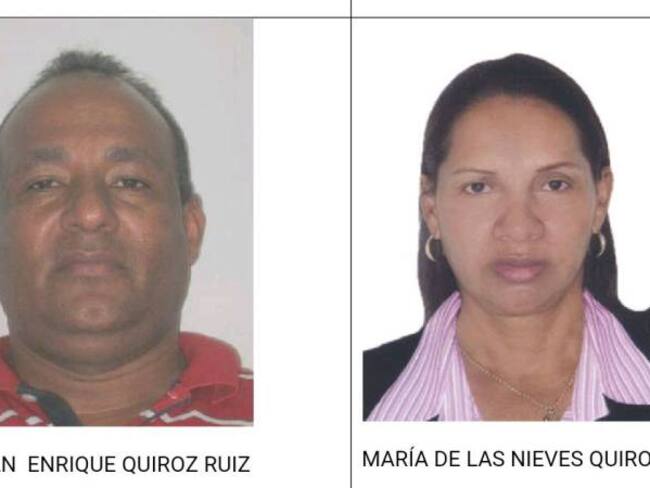 Ofrecen $20 millones de recompensa por ubicar a Wilfran y María Quiroz