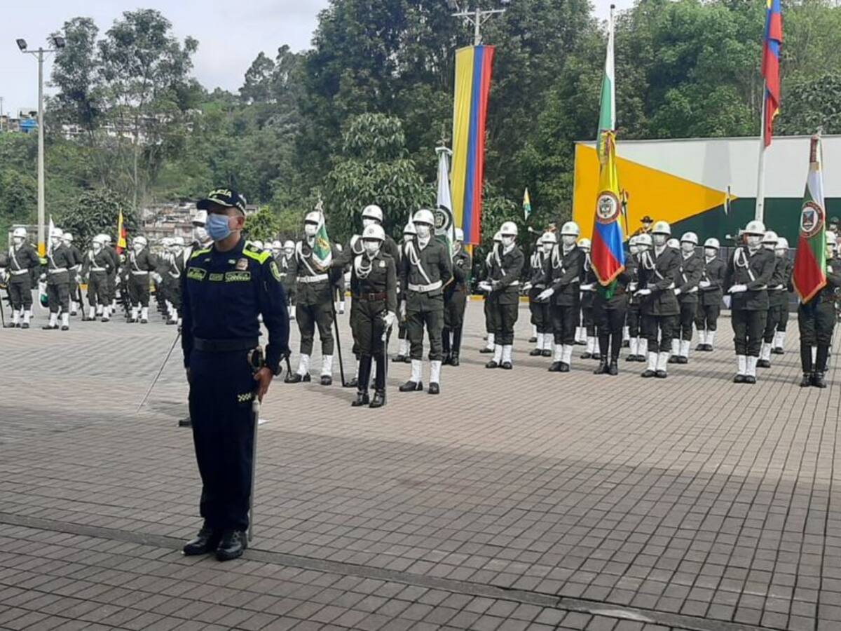 Cambio de mando en la Policía Metropolitana para Manizales y Villamaría