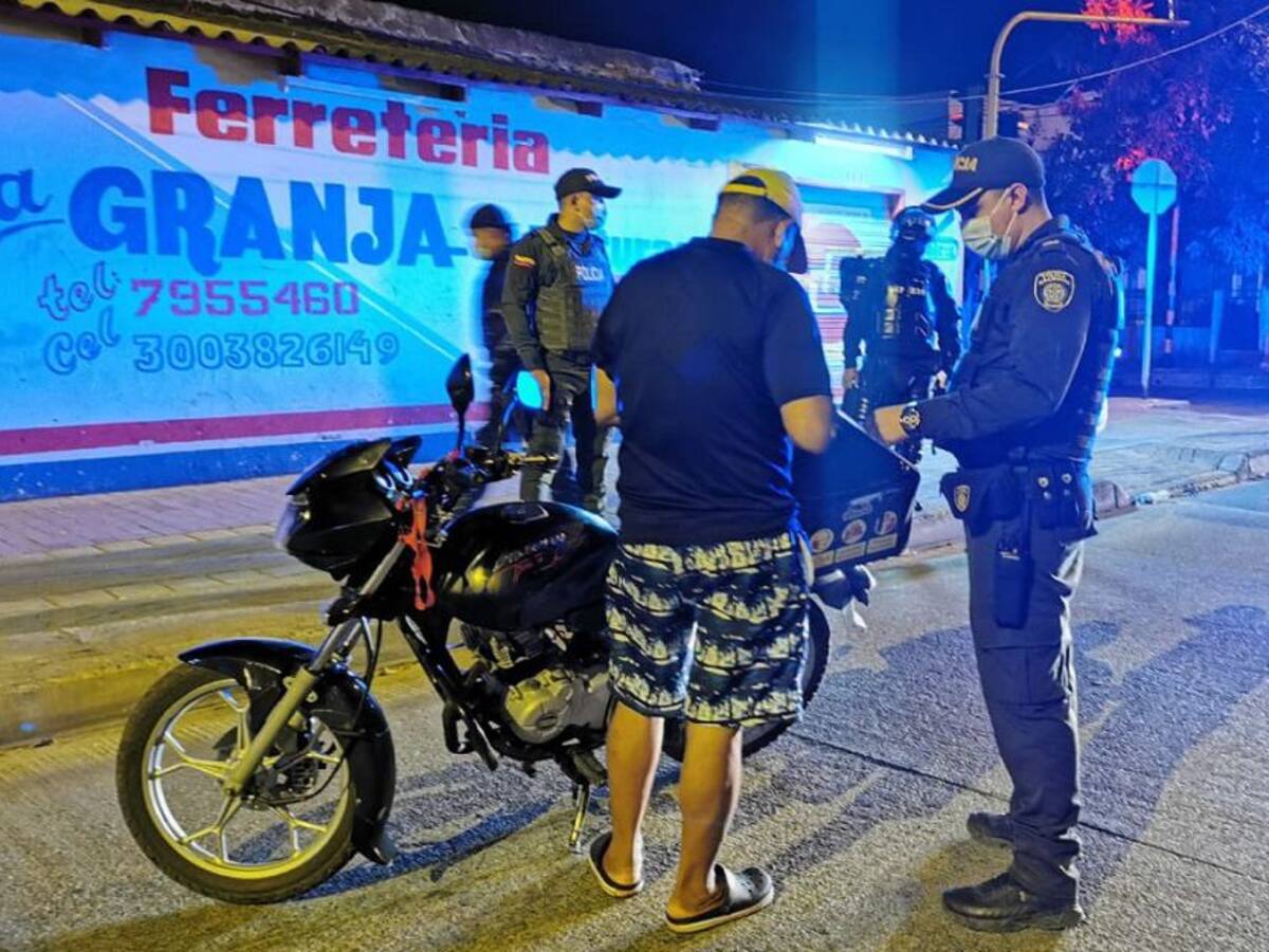 Continúa toque de queda y ley seca nocturno en Montería