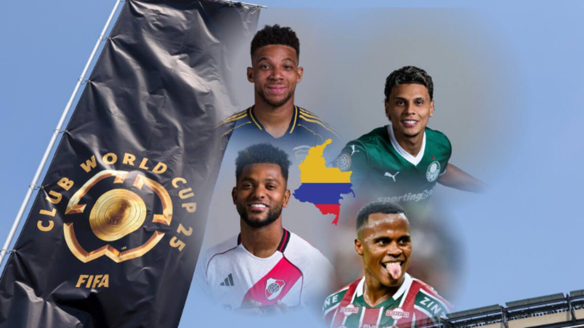 Vea acá el calendario de los futbolistas colombianos en el Mundial de Clubes 2025