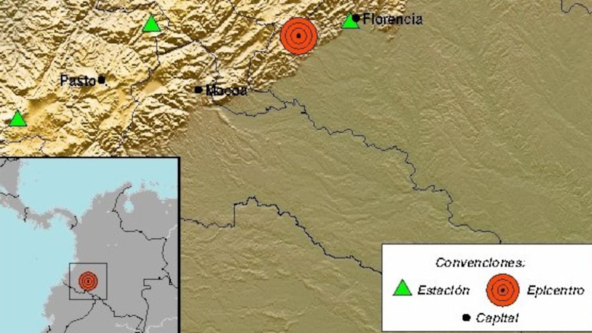 Sismo de 3.7 se sintió en el departamento de Caquetá
