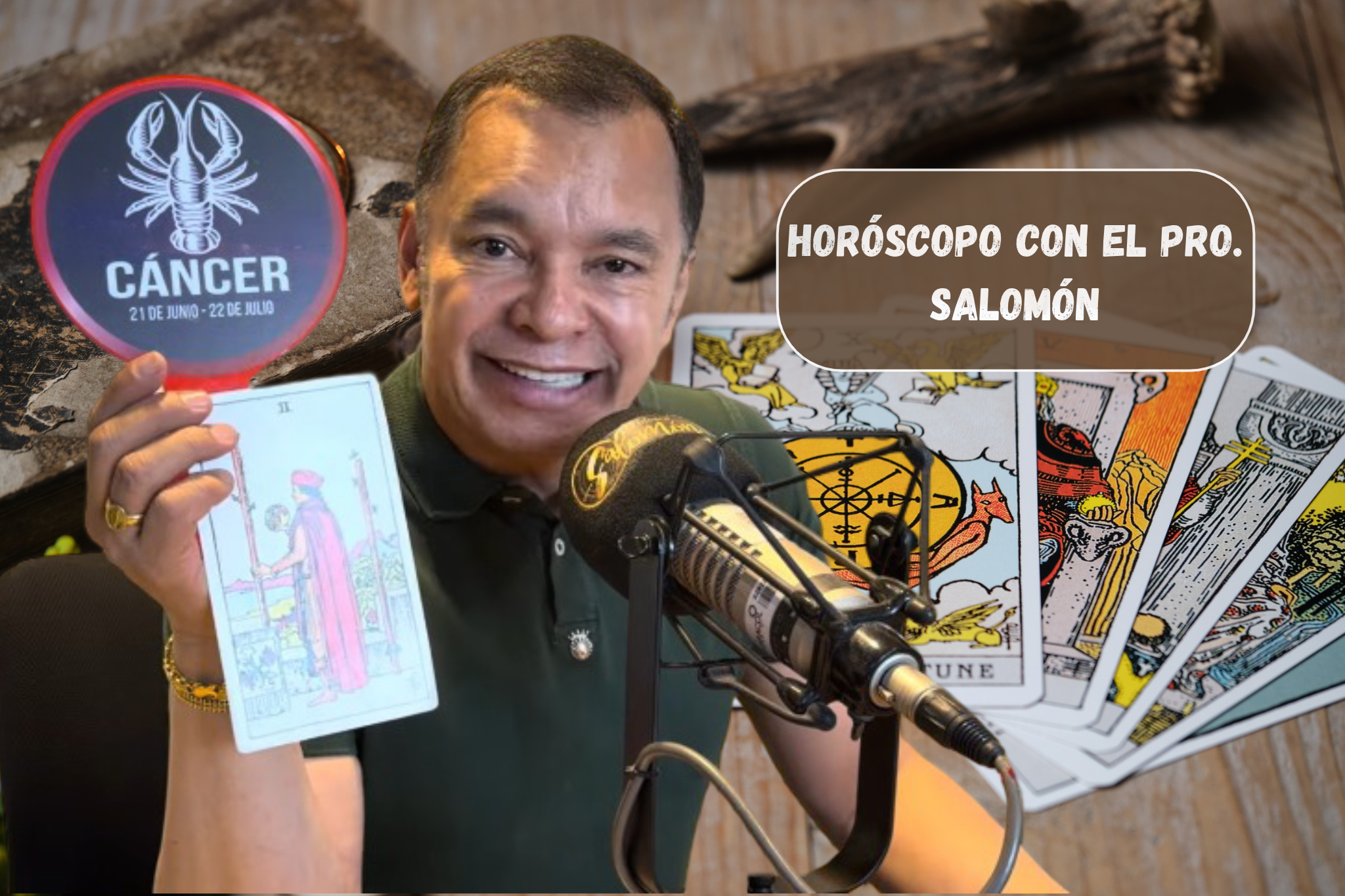 Él es el profesor Salomón, experto en la lectura del Horóscopo y el Tarot (Crédito: Profesor) // imagen del horóscopo tomada de Getty Imagenes (Autor: efoArt)