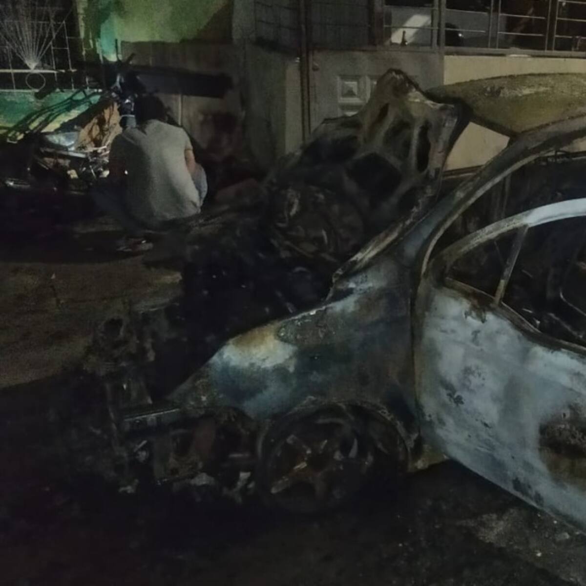 Fue quemado otro vehículo taxi en Cúcuta