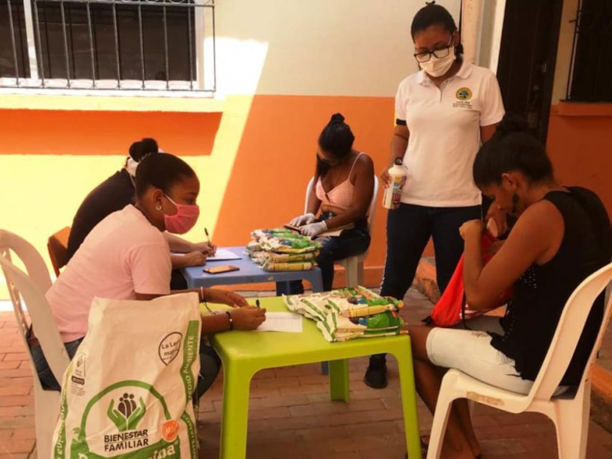 1400 niños y niñas beneficiados con la entrega de Bienestarina en Cartagena