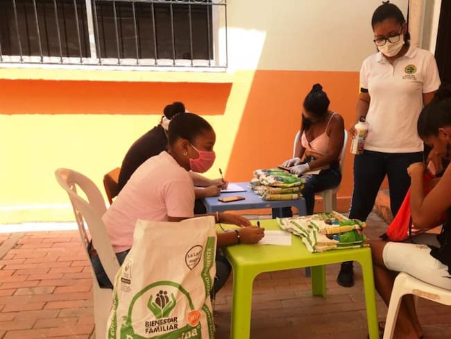 1400 niños y niñas beneficiados con la entrega de Bienestarina en Cartagena