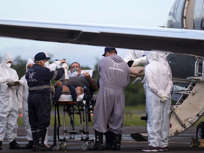 Fuerza Aérea traslada pacientes en Manaos 