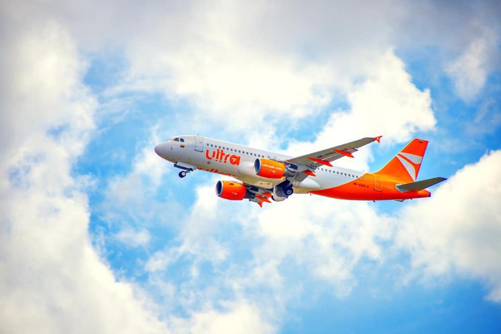 Avión de Ultra Air. Foto: redes sociales