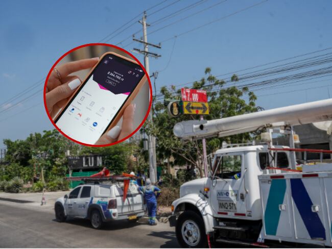 Empresa Air-e iniciará embargos en cuentas de billeteras digitales de los morosos./ Fotos: Air-e