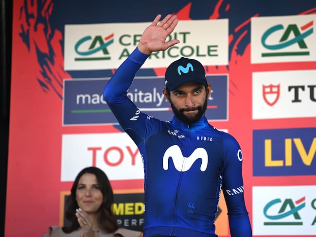 Fernando Gaviria, ciclista colombiao del Movistar Team. (Photo by Tim de Waele/Getty Images)