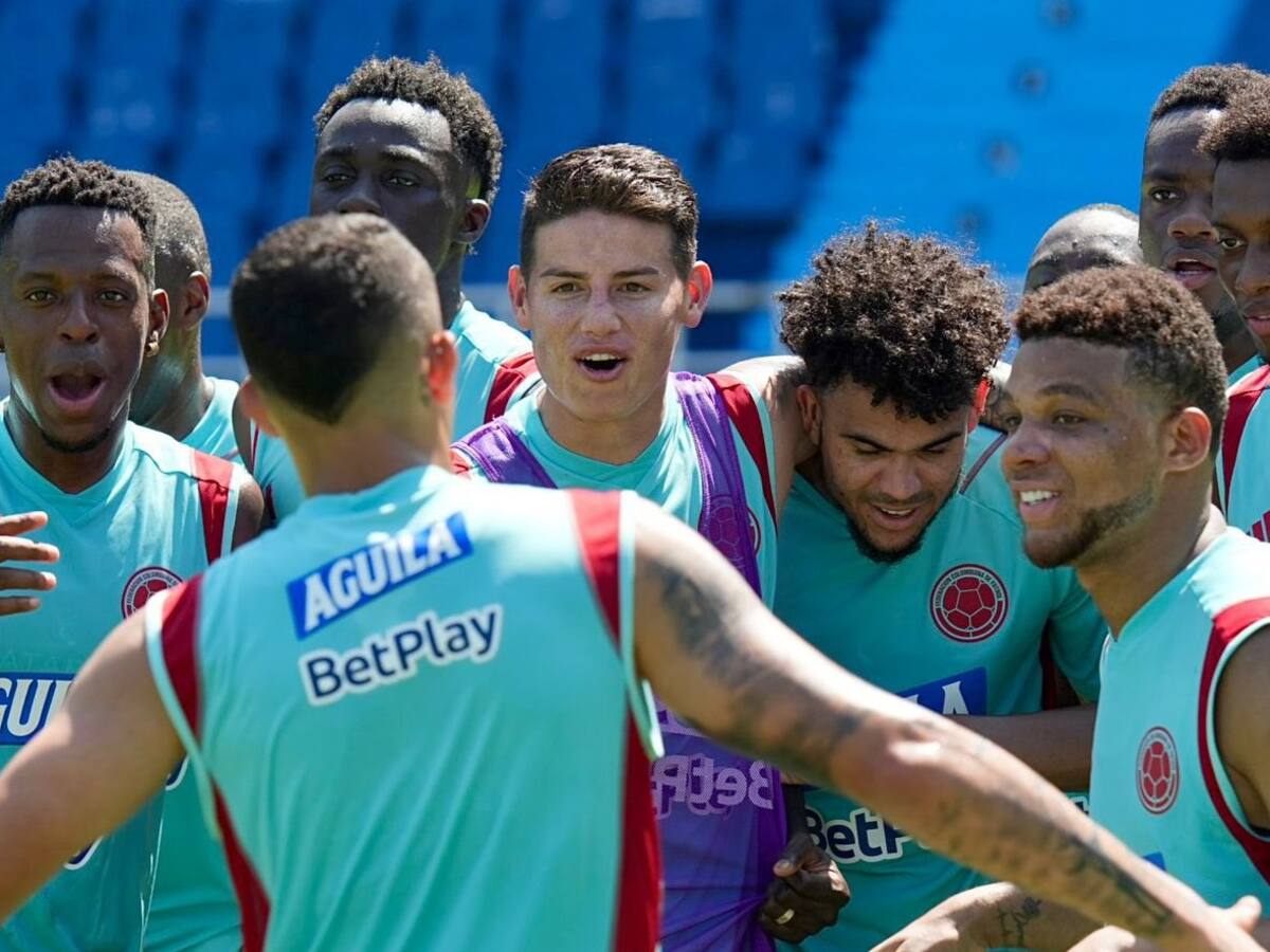 Selección Colombia: impresionante banderazo de la hinchada previo al partido con Uruguay