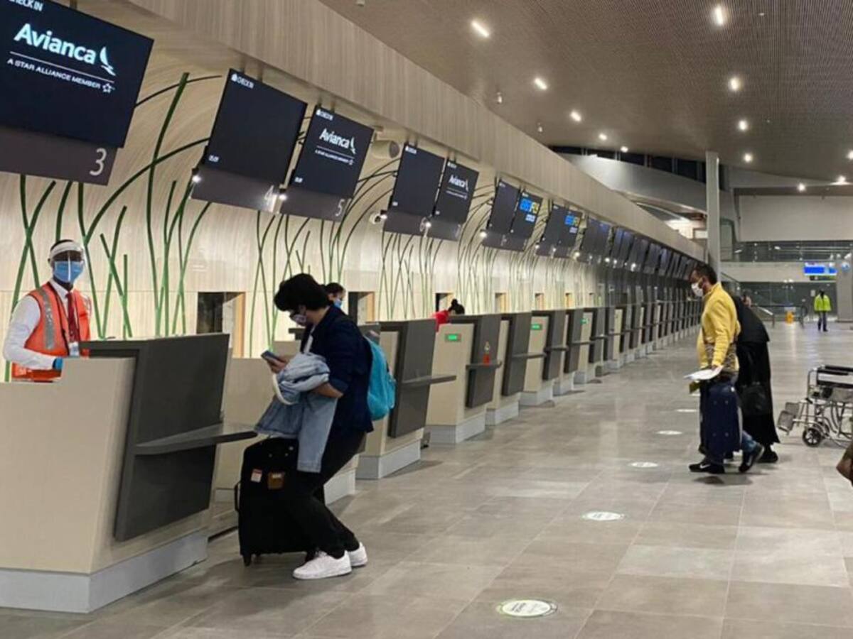 Flujo de pasajeros del AeroMatecaña de Pereira se redujo un 63 % en el 2020