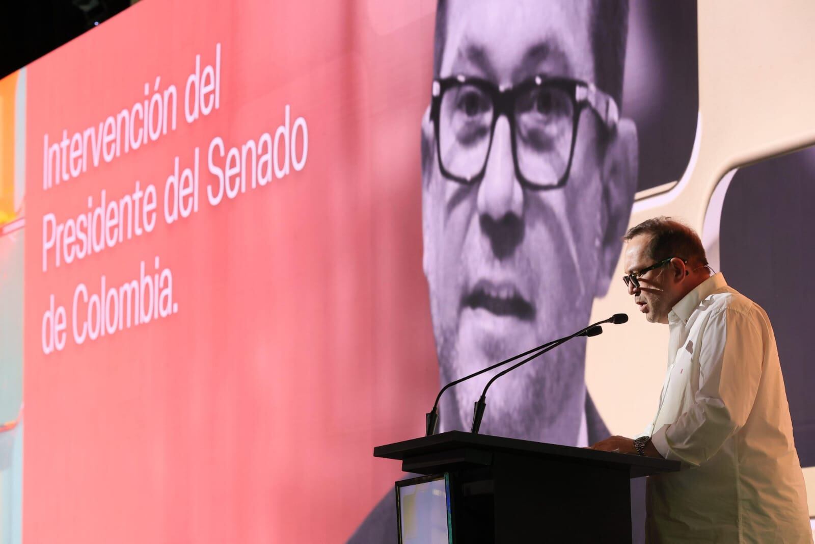 Lidio García, presidente del Senado. Foto: Colombia Fintech.