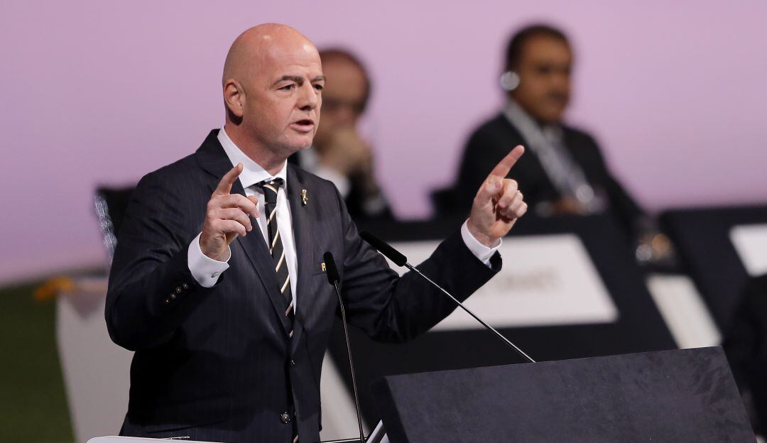 Gianni Infantino, presidente de la FIFA.