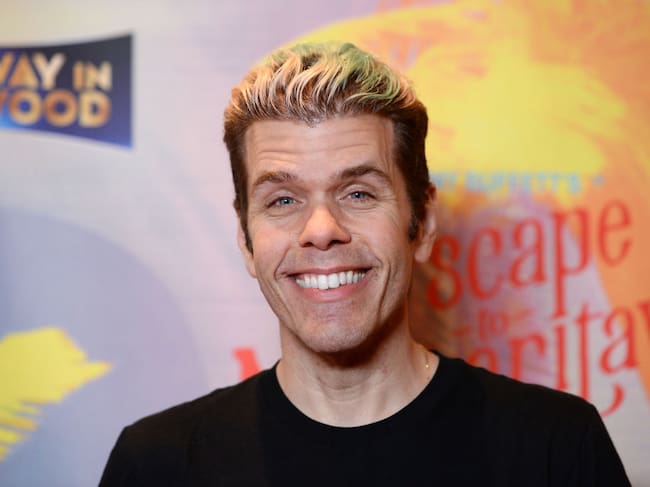 HOLLYWOOD, CALIFORNIA - FEBRUARY 18: Perez Hilton arrives at Jimmy Buffett's "Escape To Margaritaville" L.A. Premiere Engagement at the Dolby Theatre on February 18, 2020 in Hollywood, California. (Getty Images)