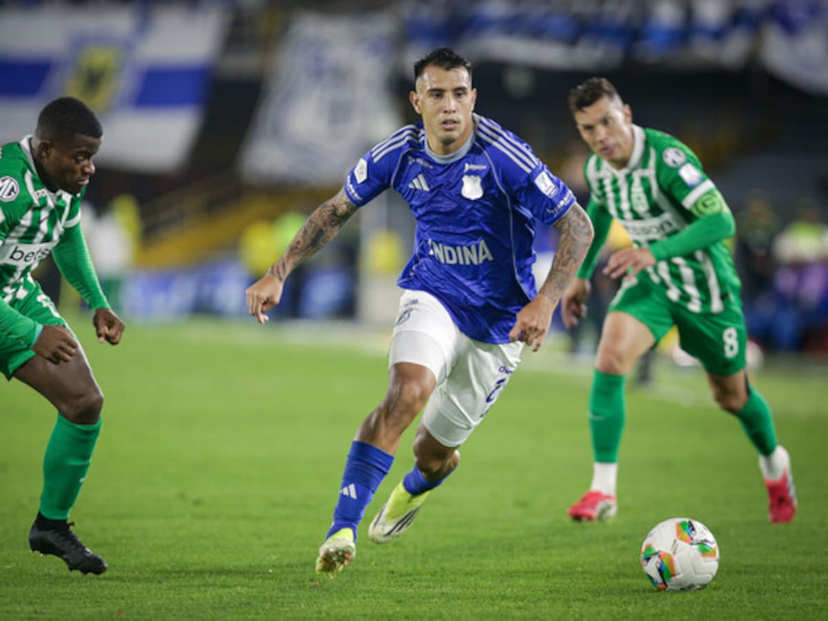 Millonarios arrolló a Nacional en El Campín: Goleada contundente