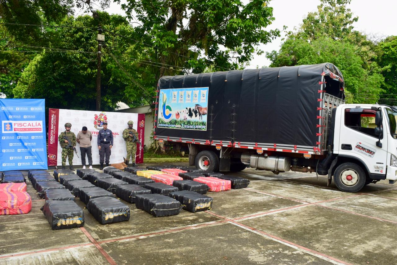 Incautación de marihuana en Caquetá. Cortesía: Ejército Nacional.