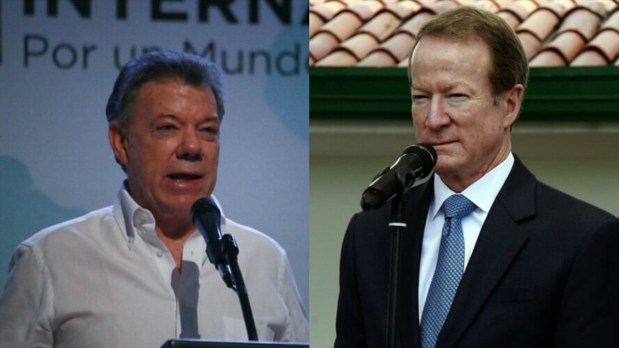 El presidente Juan Manuel Santos respondió al exembajador William Brownfield. Foto: Colprensa