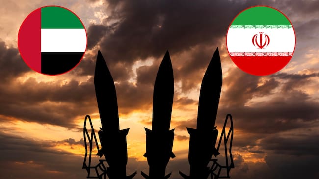 Emiratos Árabes Unidos afirmó que derribó 3 misiles lanzados desde Irán por primera vez desde tregua. Foto: Getty Images.