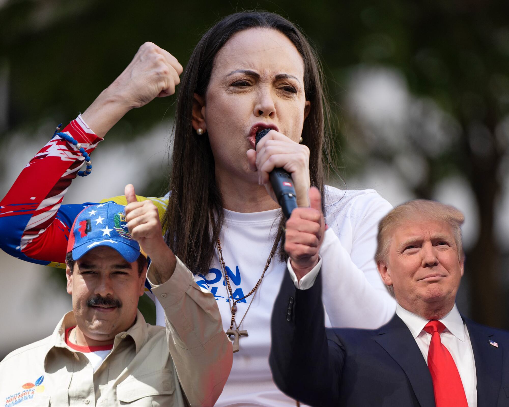 La líder opositora aseguró que no es negativo que exista un canal de diálogo Trump - Maduro y resaltó que buscarán proteger a los venezolanos ante el fin del Estatuto de Protección Temporal.
(Foto: Caracol Radio / Getty)