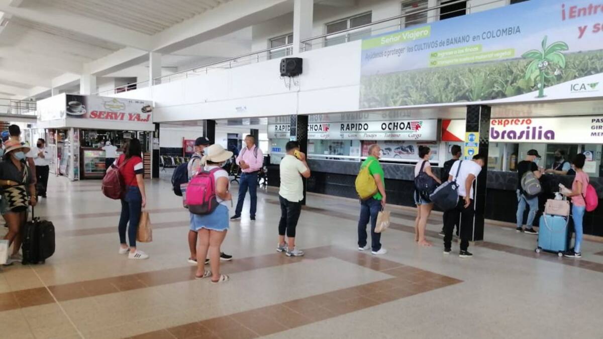 30 mil viajeros se movilizaron a través de la Terminal de Santa Marta