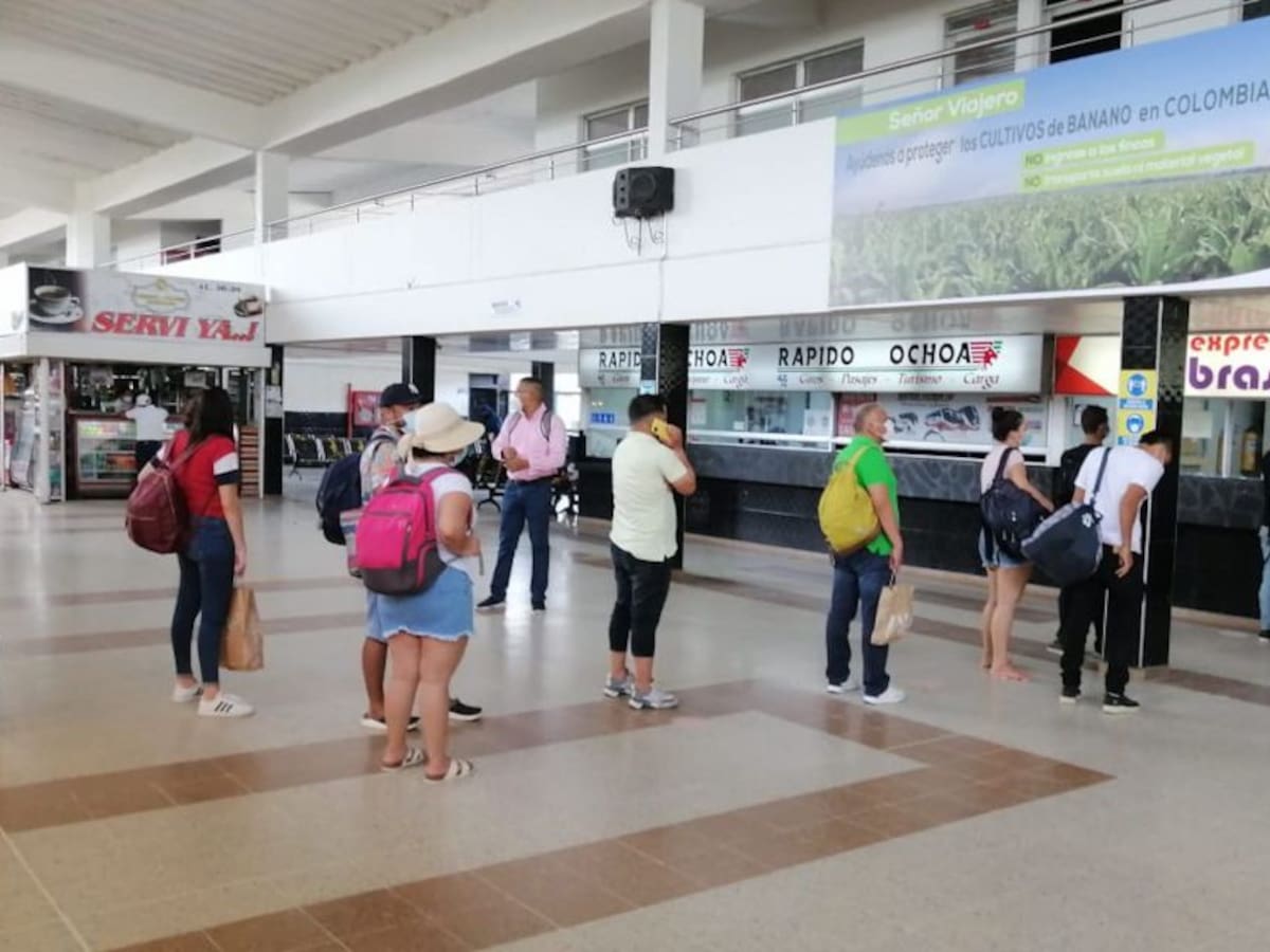 30 mil viajeros se movilizaron a través de la Terminal de Santa Marta