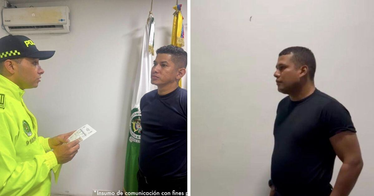 Patrulleros de la Policía enviados a prisión señalados de apropiarse de armas y dinero durante un procedimiento en Antioquia. Foto: Cortesía Fiscalía