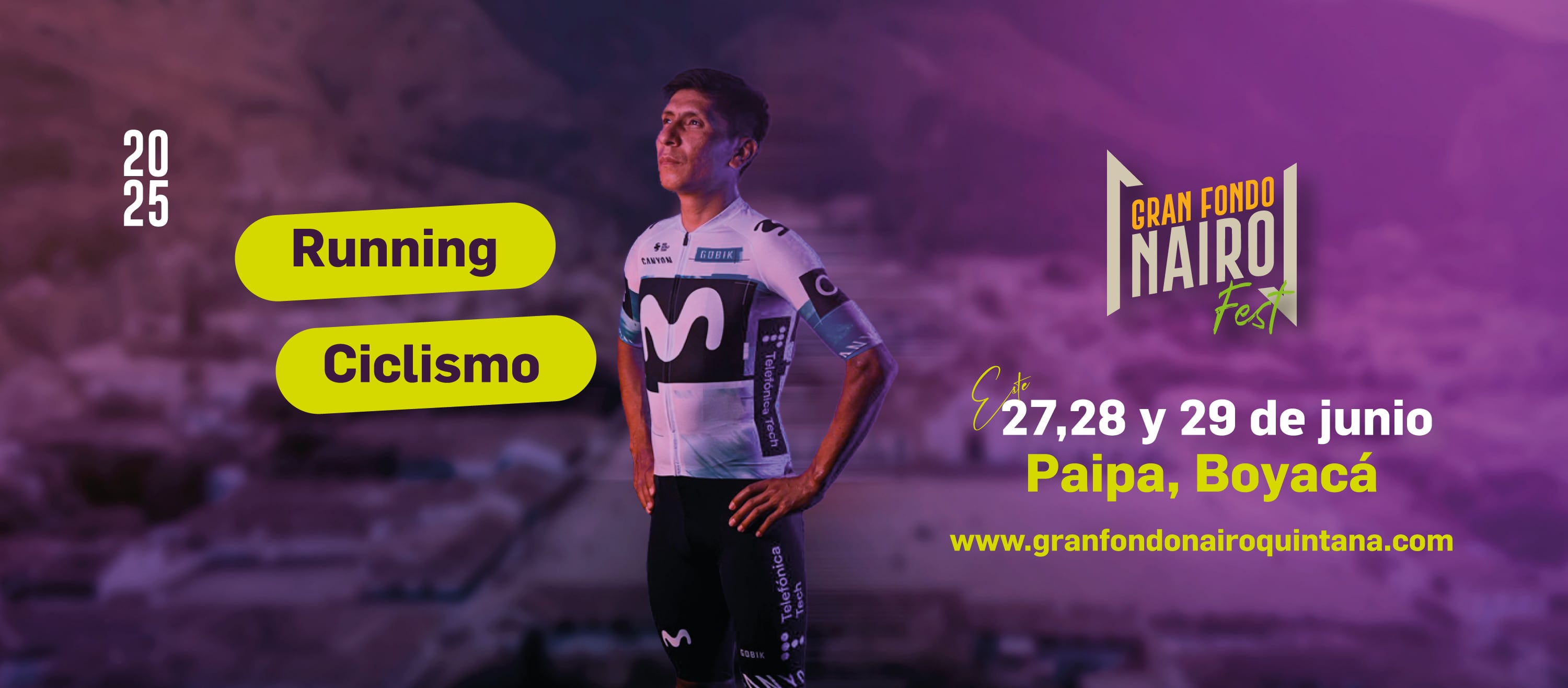 En el 2025, el evento regresa al departamento de Boyacá. Imagen | Facebook Gran Fondo Nairo Quintana